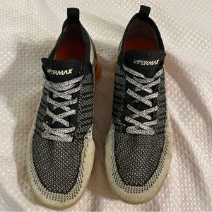 Nike Air Vapormax Flyknit 2 - Safari Black Grey Orange - Men's 10